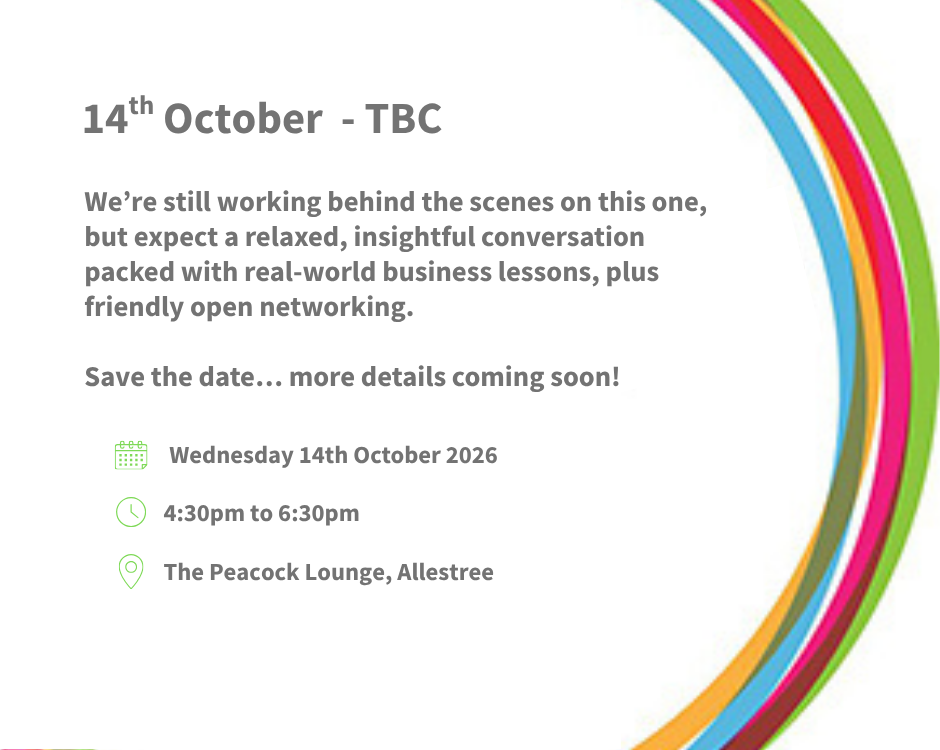 Derby Hub 14th October – Save the Date